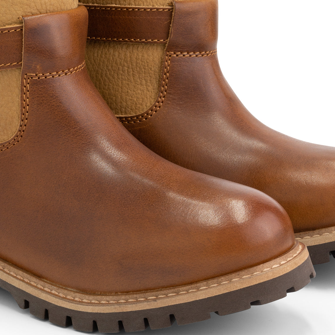 Greenland - Wool-lined high outdoor boots - Lady - Cognac DFW