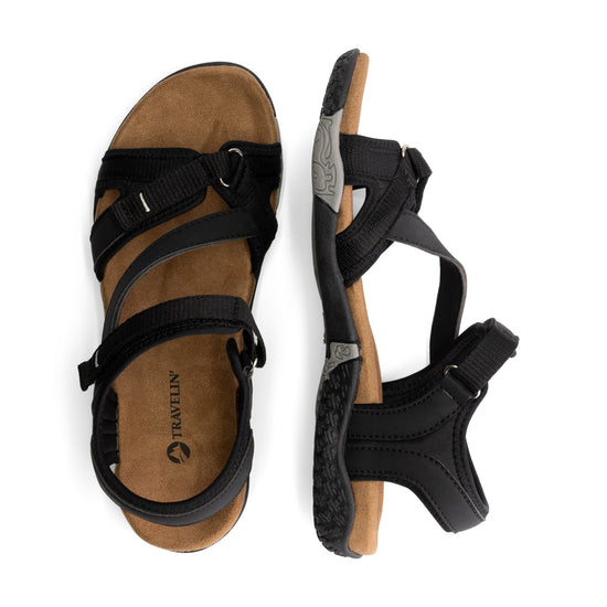 Helsem - Hiking sandals - Lady - Black UPD