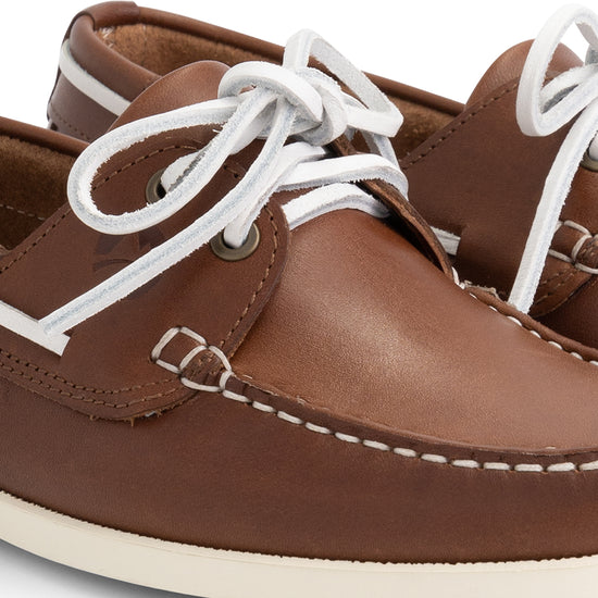 Exmouth - Boat shoes - Lady - Cognac DFW