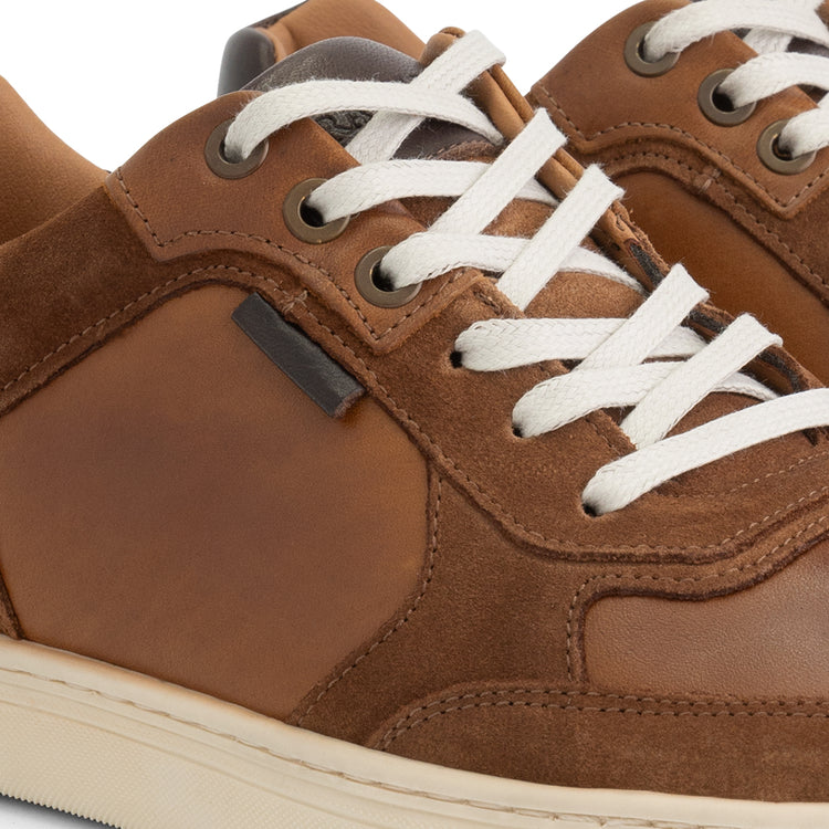 Burnham - Leather trainer - Men - Cognac DFW