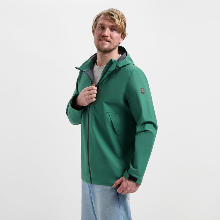 Jari - Rain jacket - Men - Dark green MV