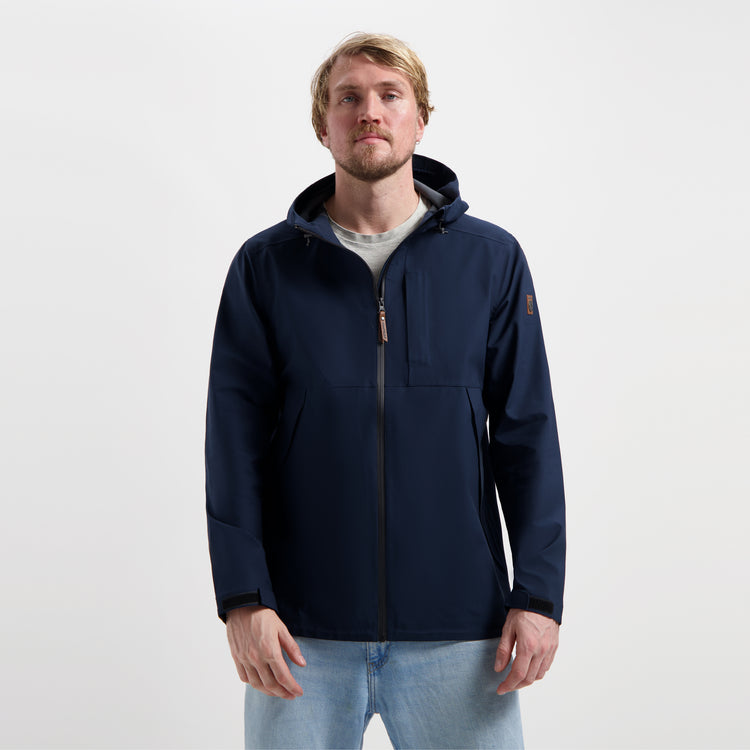 Jari - Rain jacket - Men - Navy MV