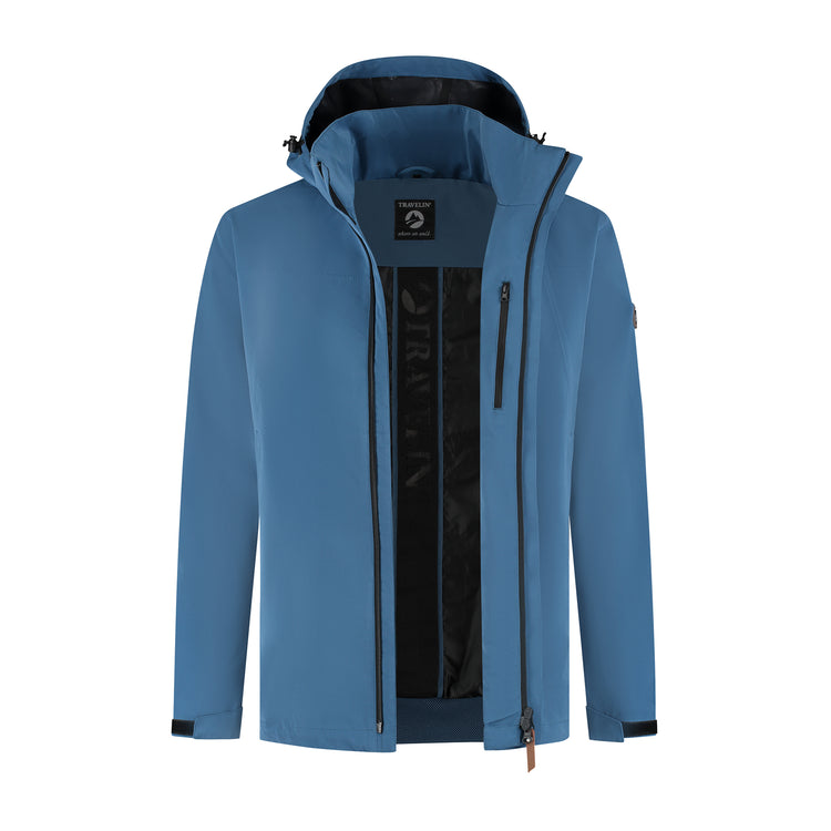 Aron - Waterproof jacket - Men - Blue CVO