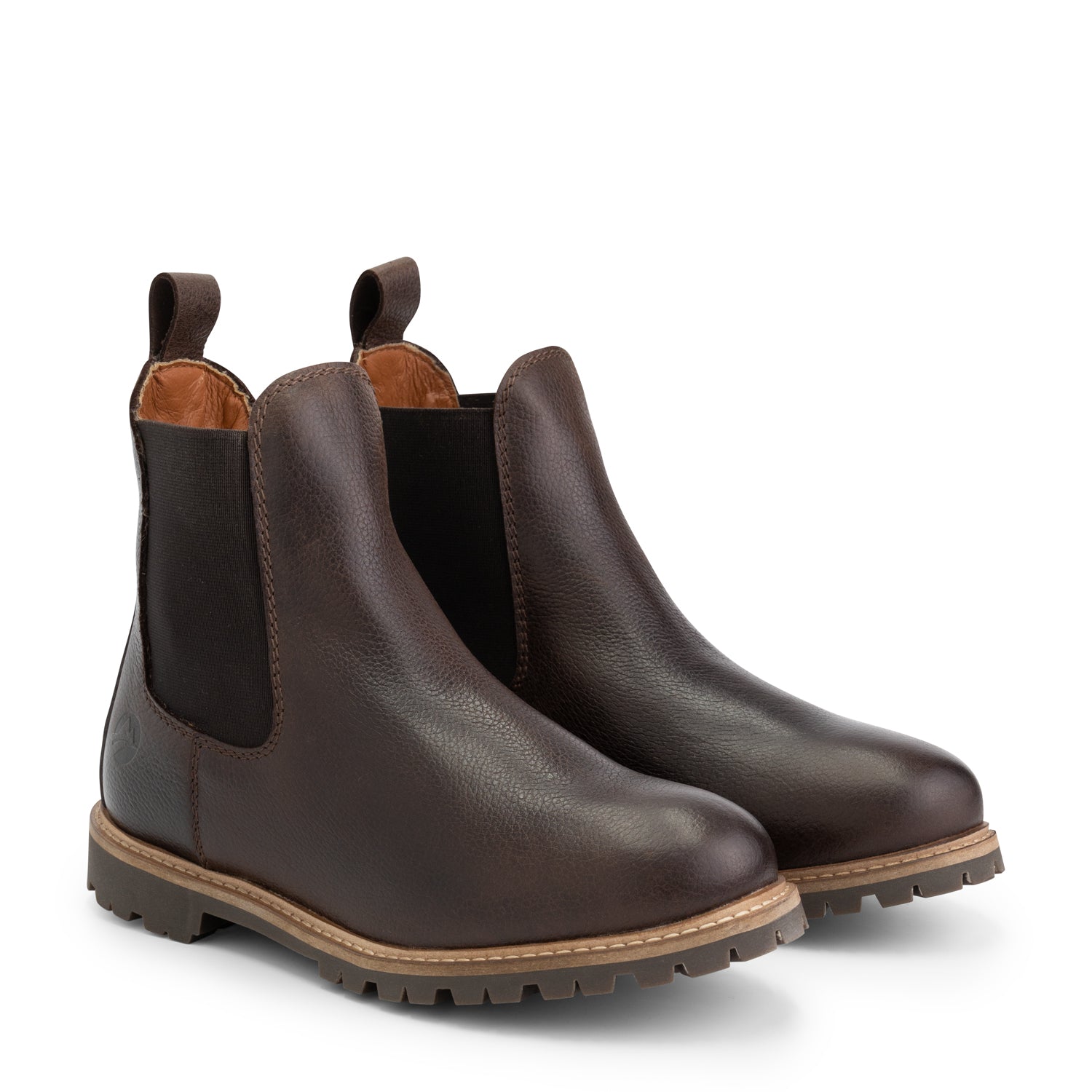 Leikanger - Leather chelsea boots - Lady - Dark Brown FRD