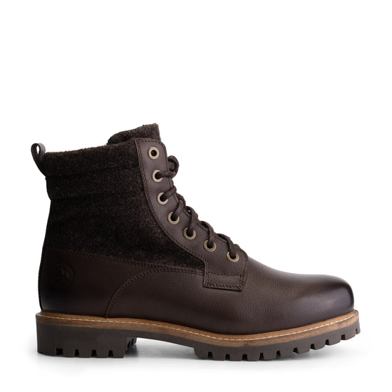 Visnes - Leather ankle boots - Men - Dark brown R