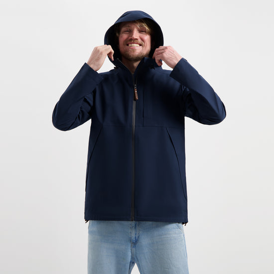 Jari - Rain jacket - Men - Navy MV