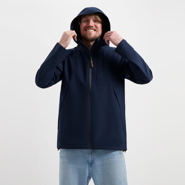 Jari - Rain jacket - Men - Navy MV