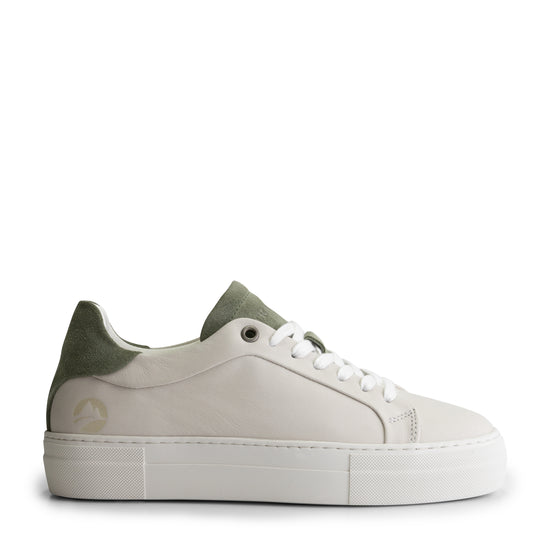 Santec - Leather sneakers - Lady - Green R