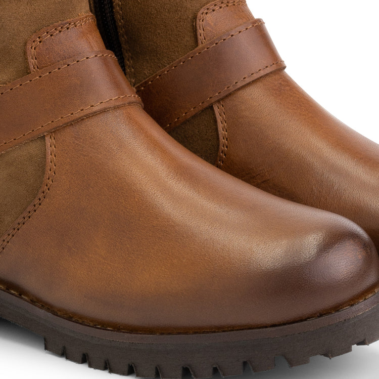 Lii - Wool-lined boots - Kids - Cognac DFW