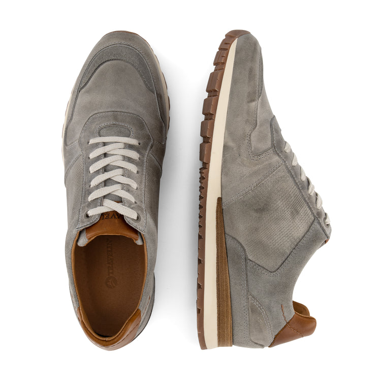 Worcester - Leather sneakers - Men - Grey UPD