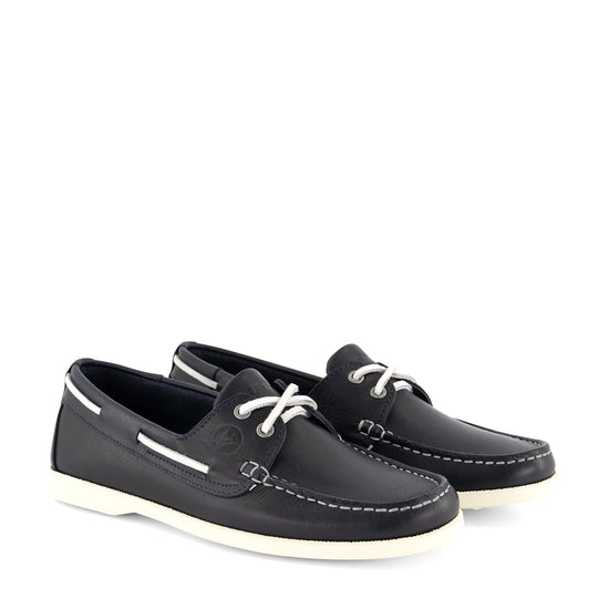 Exmouth - Boat shoes - Lady - Blue FRD