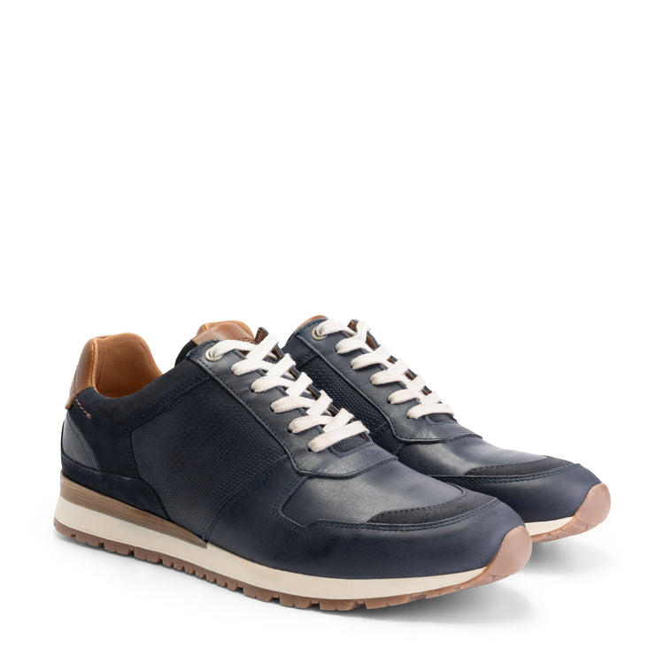 Worcester - Leather sneakers - Men - Navy FRD