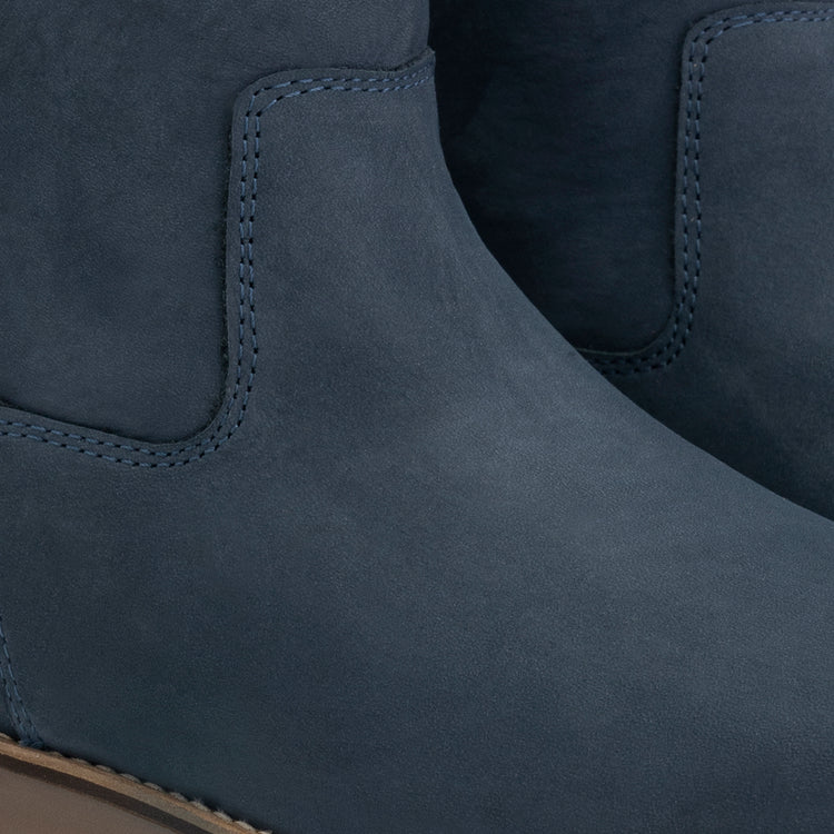 Louargat nubuck - boot - Lady - Blue DFW