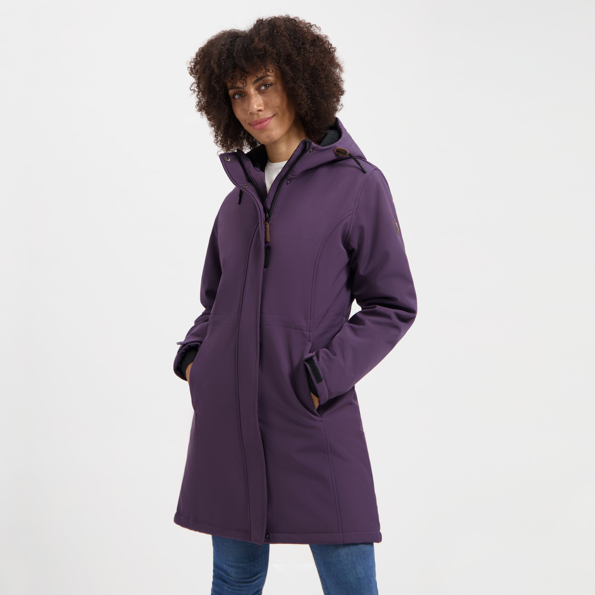 Enrike - Waterproof softshell jacket - Lady - Dark-purple MV