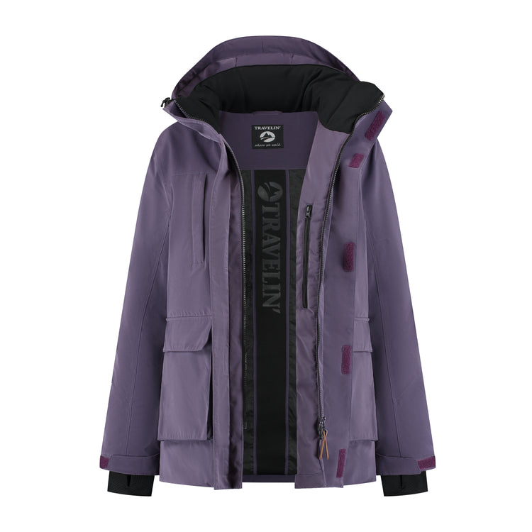 Thyra - Winter coat - Lady - Dark purple CVO