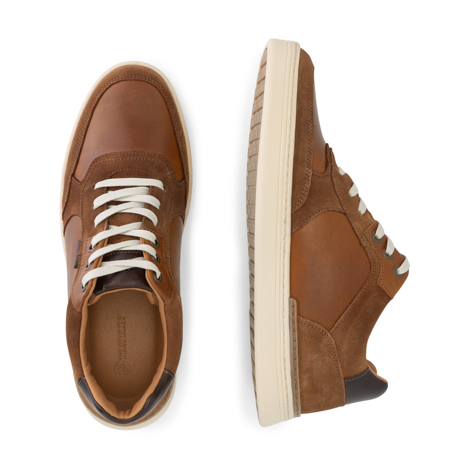 Burnham - Leather trainer - Men - Cognac UPD