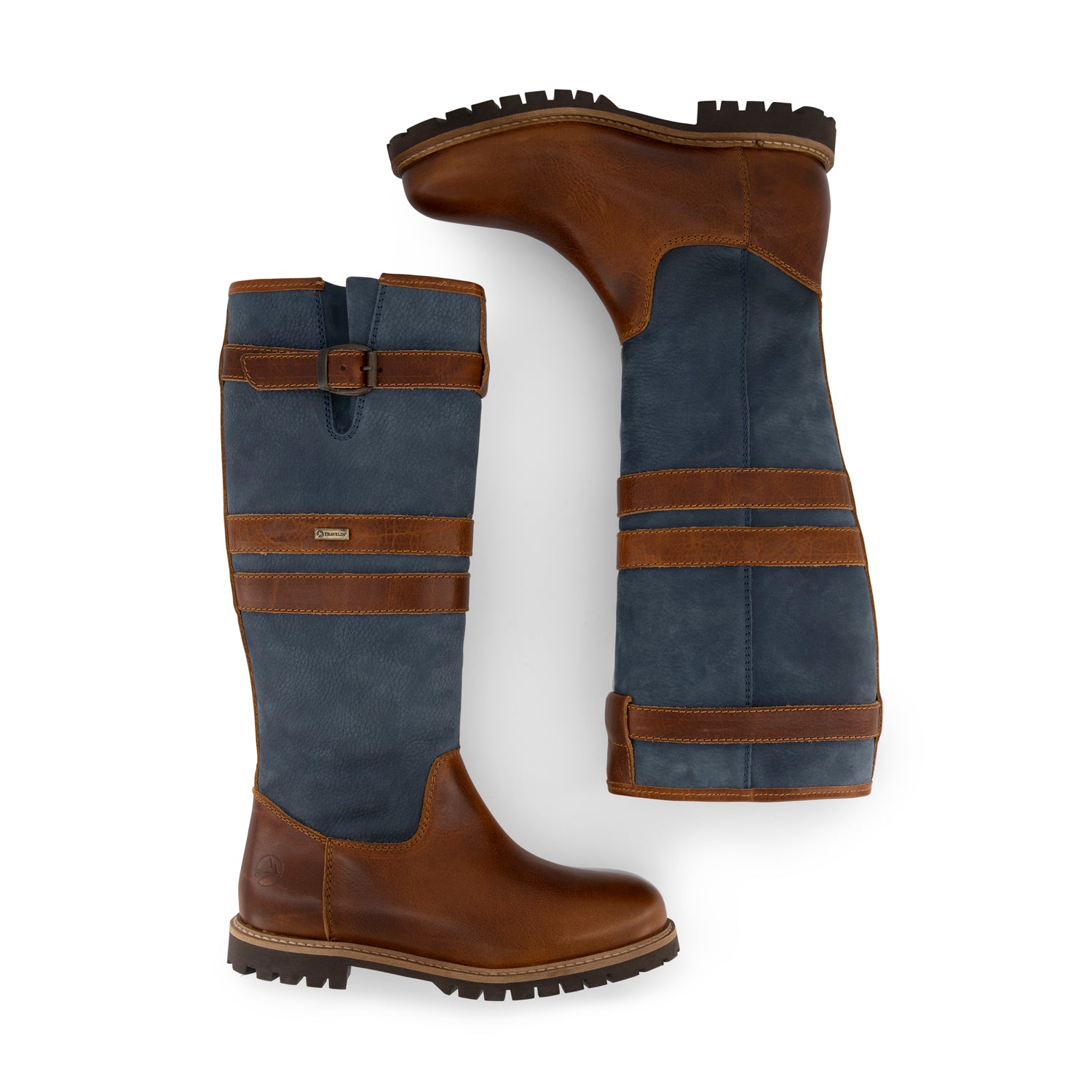 Norway - Wool-lined high outdoor boots - Men - Blue UPD