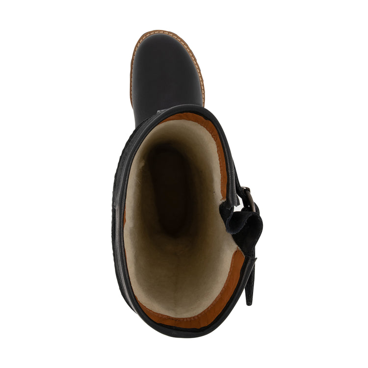 Norway - Wool-lined high outdoor boots - Women - Black UPS