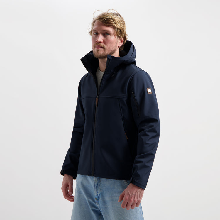 Stian - Waterproof softshell jacket - Men - Navy MV
