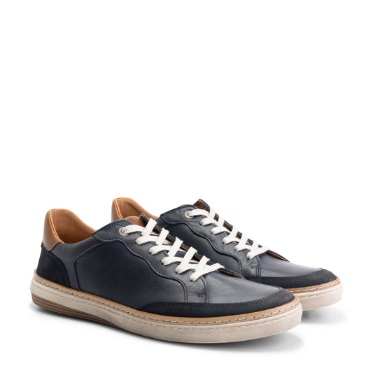 Northampton - Leather sneakers - Men - Navy FRD