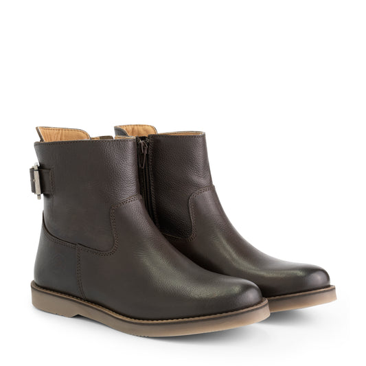 Loudeac - Leather ankle boots - Lady - Dark Brown FRD