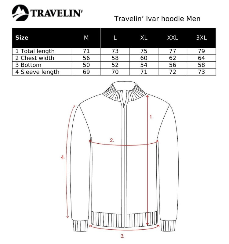 Ivar - Hoodie - Men - Dark blue SC
