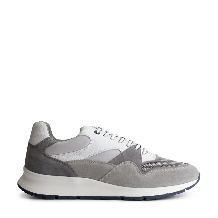 Ledbury - Leather sneaker - Men - Grey R