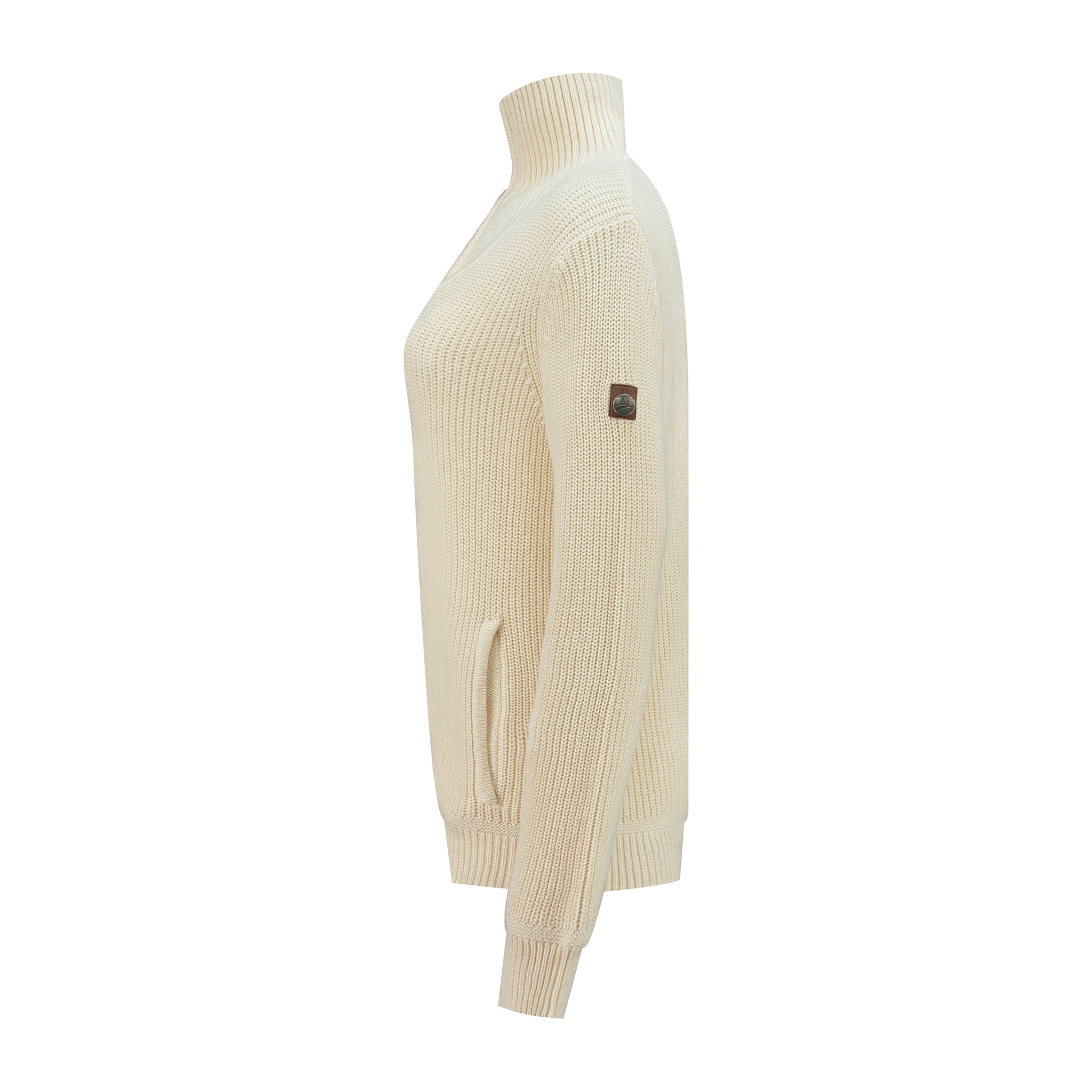 Snowdon - Cardigan cashmere/cotton blend - Lady - Off White L