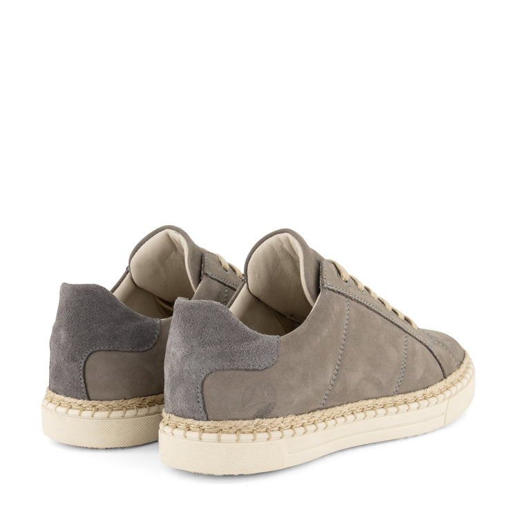 Caen - Leather sneaker - Lady - Grey BD