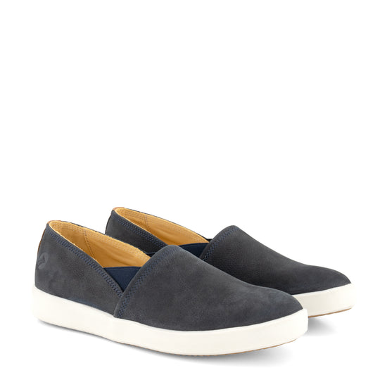 Tours - Leather slip-on shoes - Lady - Blue FRD