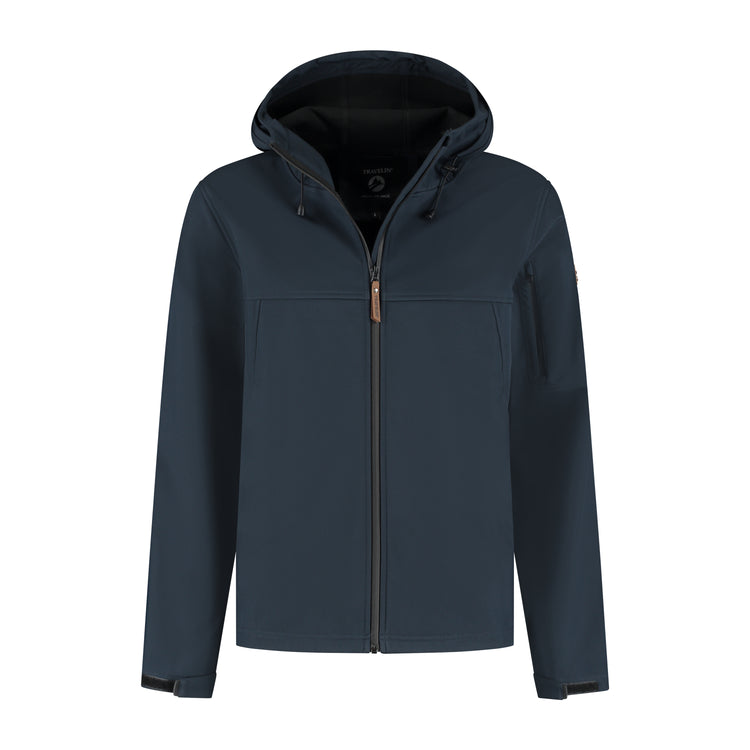 Stian - Waterproof softshell jacket - Men - Navy F