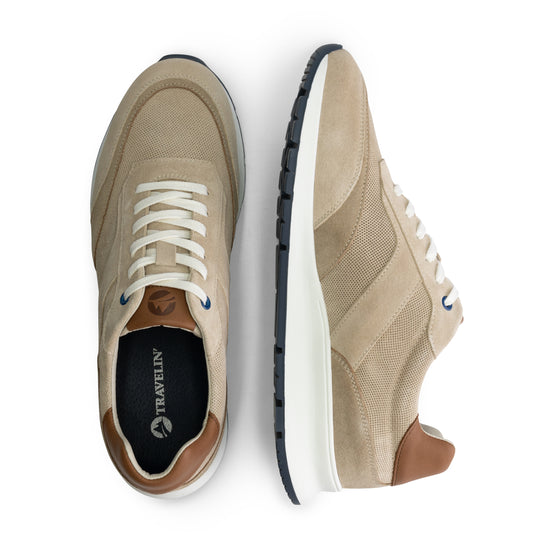 Bradlow - Leather sneaker - Men - Sand UPD