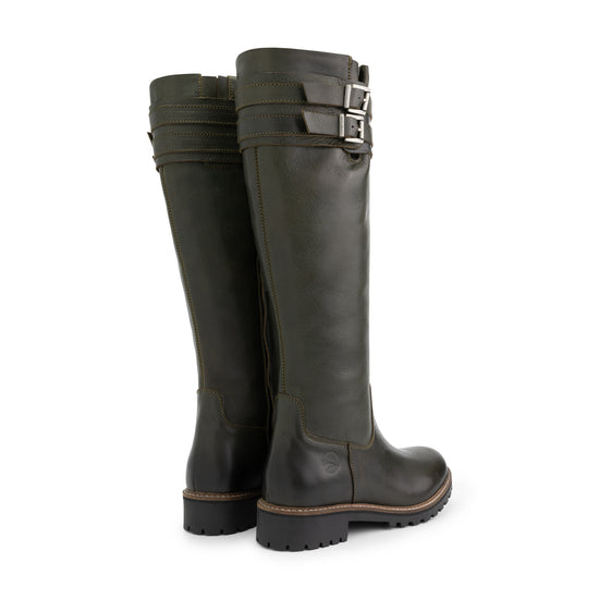 Stavanger - Knee-high boot - Lady - Dark green BD