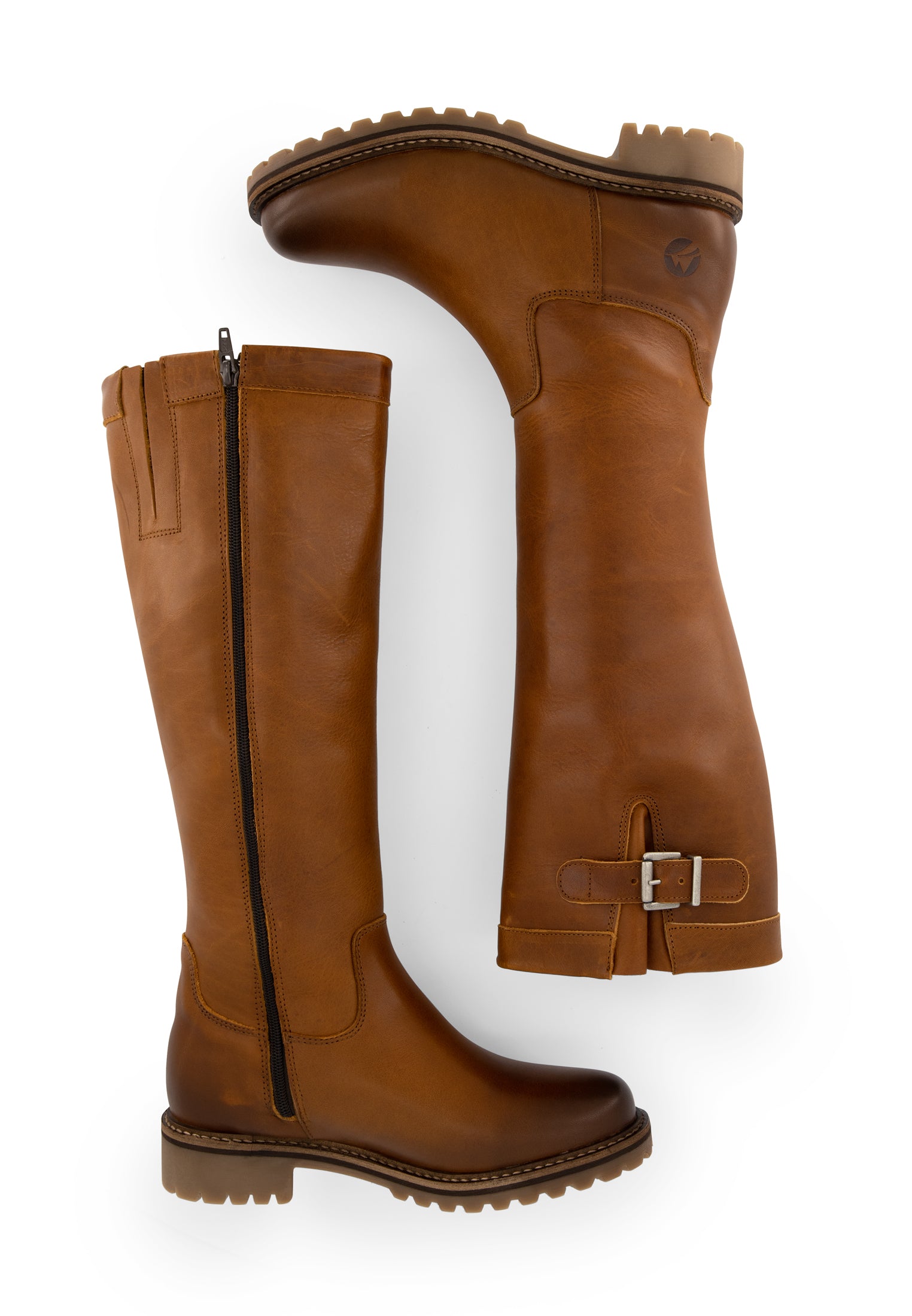 Daneborg - High leather boots - Lady - Cognac UPD