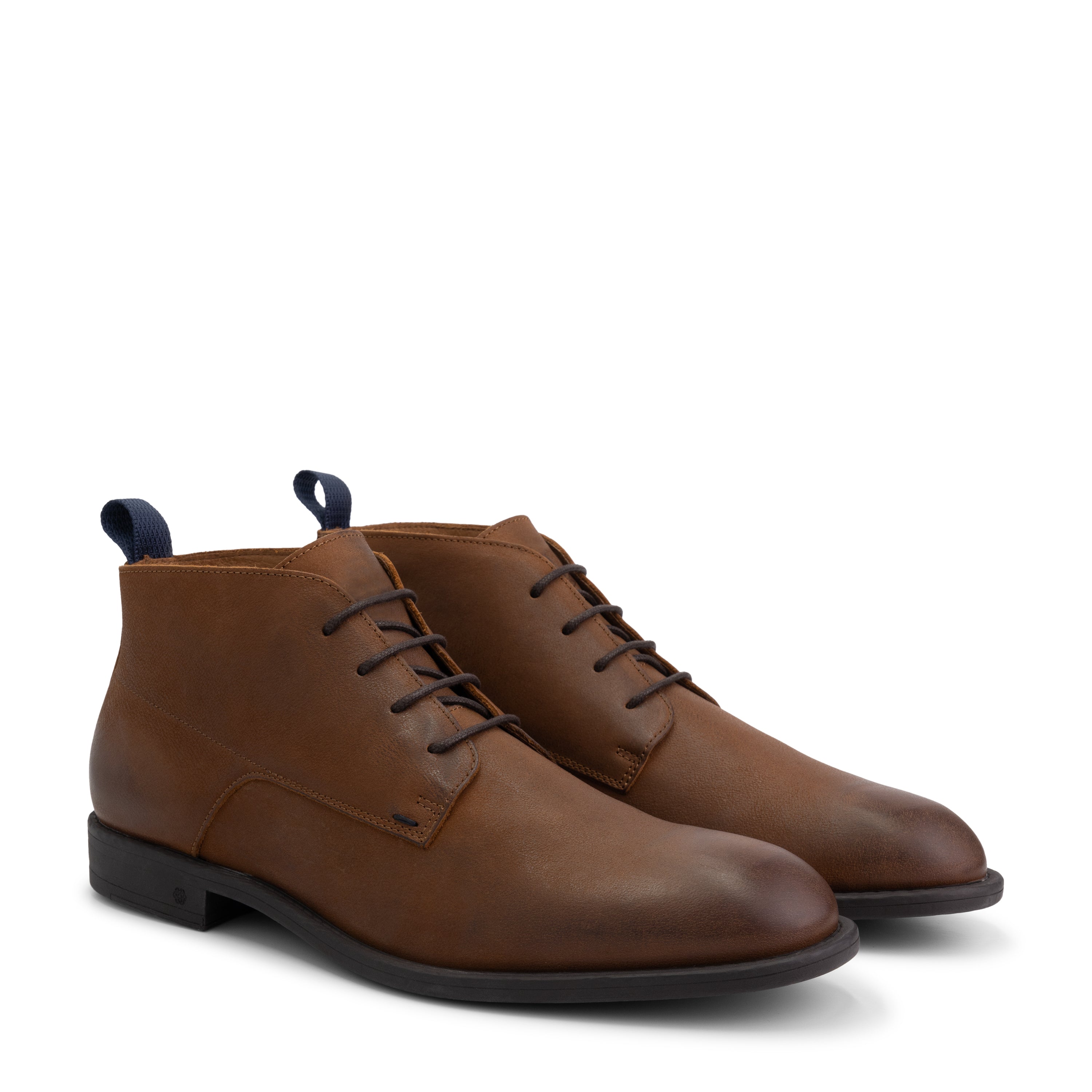 Watford Suede lace up shoes Men Cognac