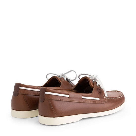 Exmouth - Boat shoes - Lady - Cognac BD