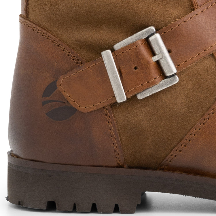 Lii - Wool-lined boots - Kids - Cognac DFH