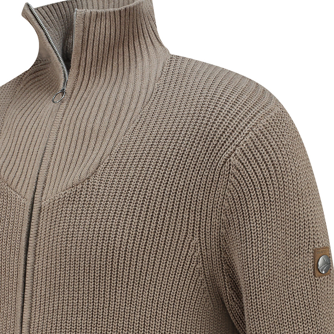 Snowdon - Cardigan cashmere/cotton blend - Men - Sand DCB