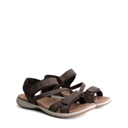 Sollia - Hiking sandals - Women - Dark brown FRD