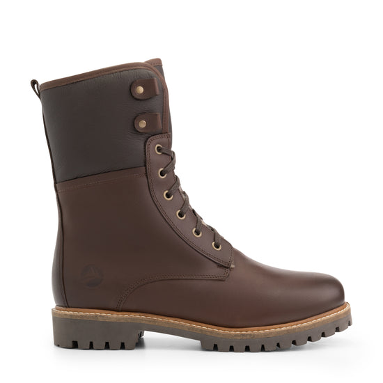 Holm - Wool-lined lace-up boots - Men - Brown R