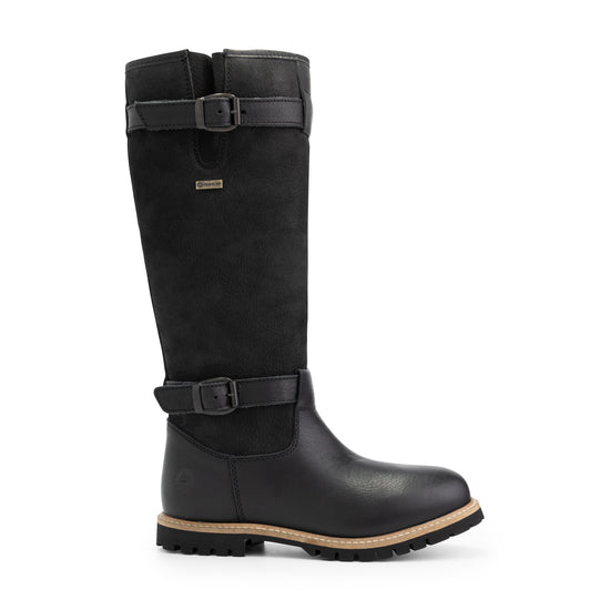 Greenland - Wool-lined high outdoor boots - Lady - Black R