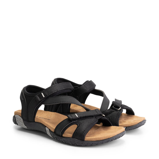 Helsem - Hiking sandals - Lady - Black FRD