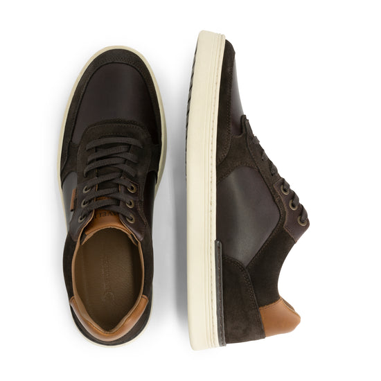 Southam - Leather sneakers - Men - Brown UPD