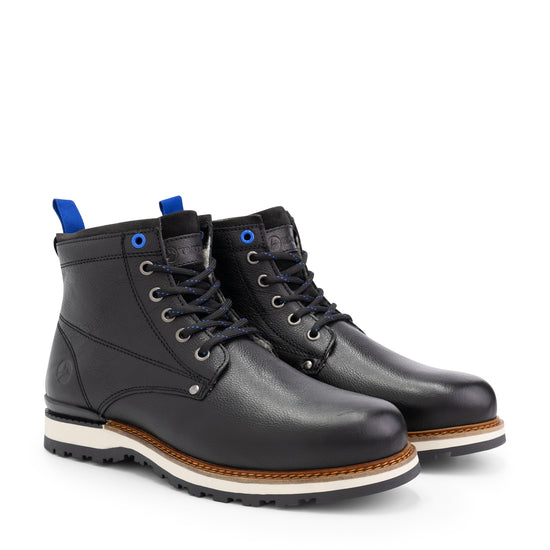 Mosvoll - Wool-lined lace-up boots - Men - Black FRD