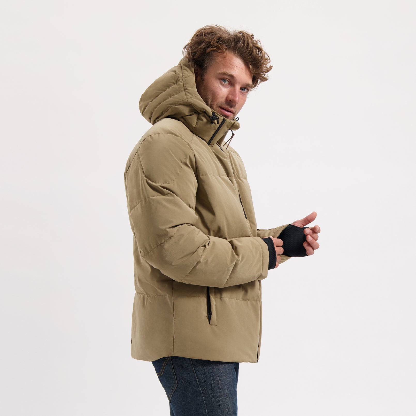 Khaki winter jacket online