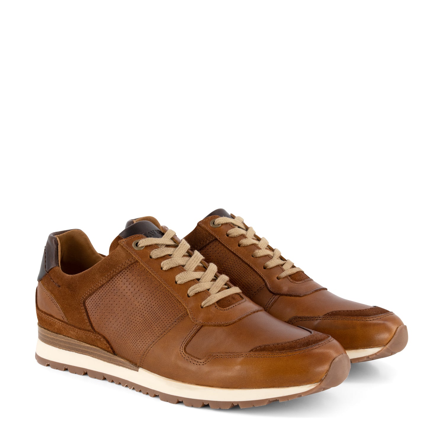 Worcester - Leather sneakers - Men - Cognac FRD