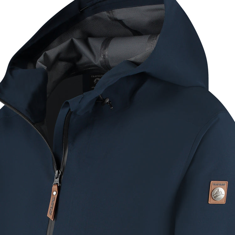 Jari - Rain jacket - Men - Navy DCB