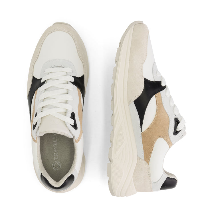 Royston - Leather sneaker - Women - Sand UPD