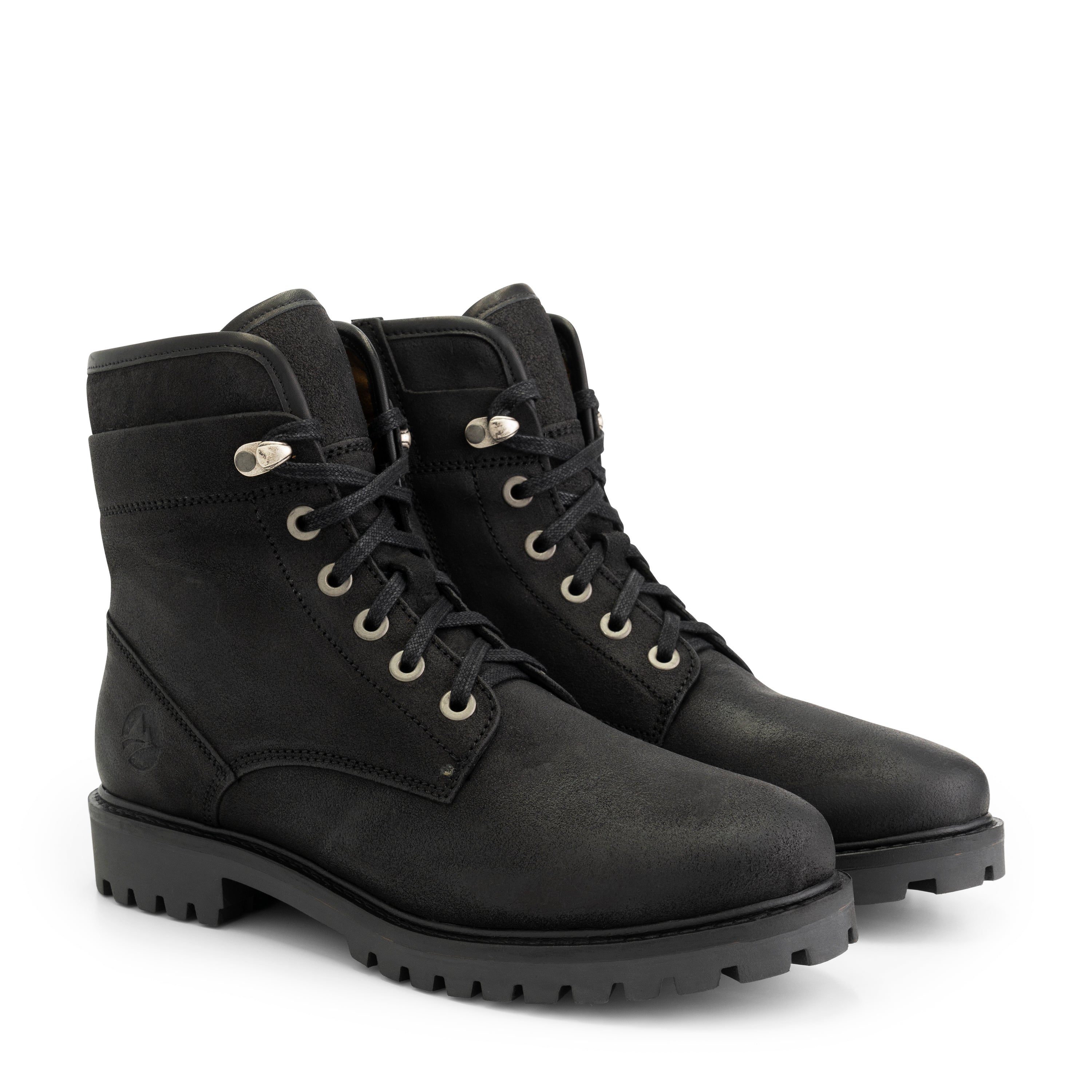 Kolding Leather lace up boots Men Black