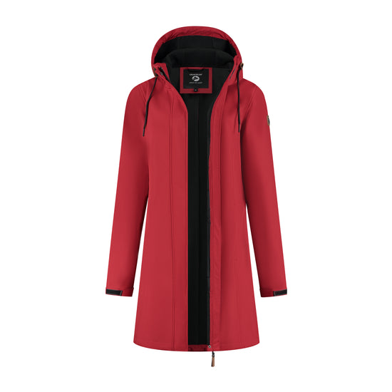 Erika - Waterproof softshell jacket - Women - Red F